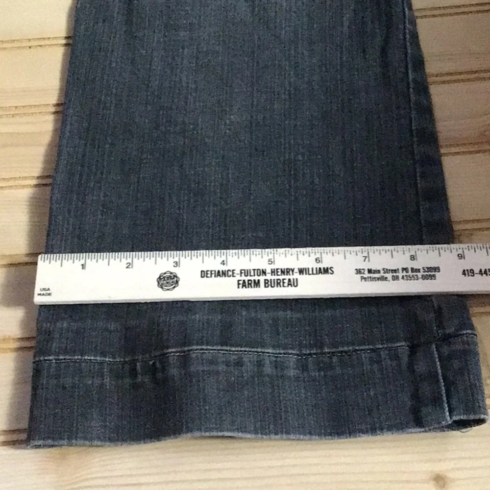 Land’s‎ End Dark Grey Gray Denim Jean Sz 14